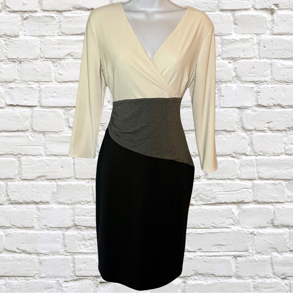 Lauren Ralph Lauren Color Block Body-Con Dress
